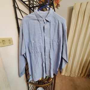 Womens long sleeve, button up shirt, size Large  by Calvin Klein Sport.